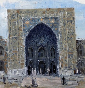 Samarkand. Triptych part 2 (40×80)